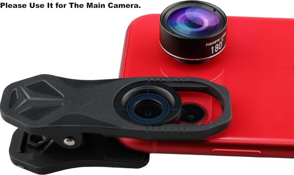 180° fisheye Lens for iPhone Samsung Google Android Smartphone,with Clip,Cell Phone Lens,anamorphic Lens,Funny Pictures - Image 4