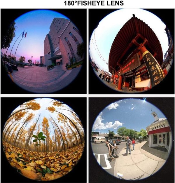 180° fisheye Lens for iPhone Samsung Google Android Smartphone,with Clip,Cell Phone Lens,anamorphic Lens,Funny Pictures - Image 6